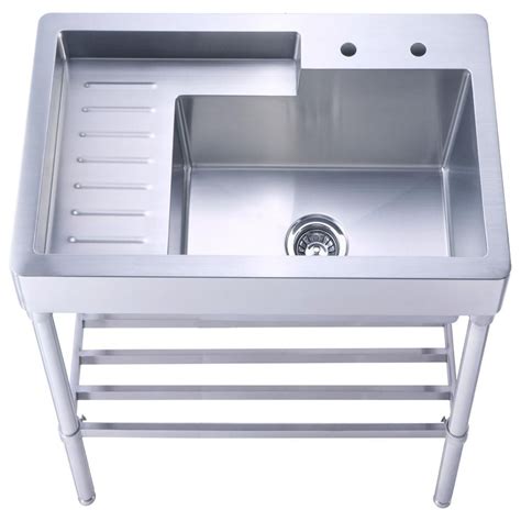 white house sink on metal stand|whitehaus kitchen sinks.